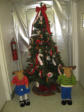 Our tree is decorated with the childrens crafts